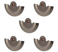 Koanhinn 5X Stainless Steel Watch Replacement Accessories Swing Weight Rotor for ETA 2824 2834 2836 Watchmaker Repair Tools, silver