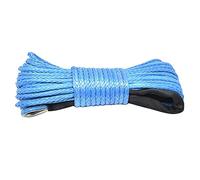 Koanhinn 7700 lbs Electric Winch Rope Nylon Rope High Strength Fibre Rope 6 mm x 15 m Car Trailer Rope Trailer Strap