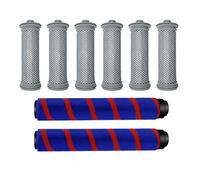 Koanhinn 8 Pieces Roller Brush Hepa Filter for A10/A11 Hero A10/A11 Master S11 Battery Vacuum Cleaner Parts
