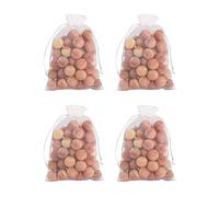 Koanhinn Balls for Cupboards and Drawers, Natural Balls for Storing Clothes, 96 Pieces with 4 Satin Bags