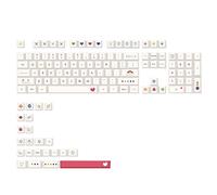 Koanhinn Coloured Keycaps 127 Keys Cherry PBT Colour Sublimation for MX Switch Fit 68/87/96/104 Mechanical Keyboard