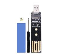 Koanhinn Dual Protocol SSD Enclosure USB C M.2 NVME PCIe NGFF USB3.1 GEN2 10Gbps M2 SSD Case Adapter for 2230/2242/2260/2280 SSD
