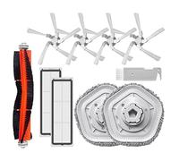 Koanhinn For Bot W10 W10Pro Vacuum Cleaner Accessories, Main Side Brush, HEPA Filter, Wiping Cloth Parts