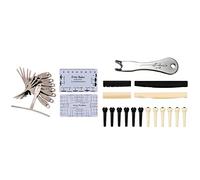 Koanhinn Guitar Bridge Pins Puller Pulling Remover Extractor Tool with Guitar Luthier Measuring Tools Kit Set