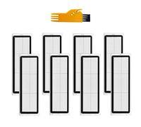 Koanhinn HEPA Filter for W10 Mop Robot Vacuum Cleaner Parts Filter with Bird Brush Pack of 8