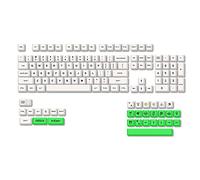 Koanhinn Keycaps XDA English PBT Mechanical Keyboard 135 Keycap Milk Green Sublimation Keyboard Keycap