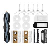 Koanhinn Main Side Brush Filter and Mop Cloth Replacement Accessory for X1 Omni/Turbo Robot Vacuum Cleaner