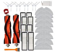 Koanhinn Pack of 29 Hepa Filter Main Brush Mop Cloth Sets for 1C 2C STYTJ01ZHM Robot Vacuum Cleaner Parts
