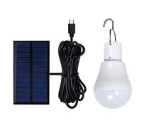 Koanhinn Portable LED Solar Light 15W Bulb LED Lamp USB Rechargeable Solar Powered Outdoor/Indoor Travel Camping Garden Light