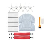Koanhinn Vacuum Cleaner Parts Main Brush Side Brush Hepa Filter Wiping Cloth for S7 T7S T7S Pack of 23