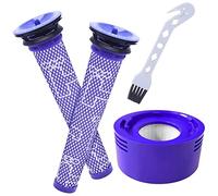 Koanhinn Vacuum Filter Sets for V8 Animal and Absolute Wireless Vacuum Washable Pre Filter HEPA Post Filter