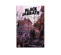 KOAXEWU Black Sabbath Rock Music Poster Poster Decorative Painting Canvas Wall Posters And Art Picture Print Modern Family Bedroom Decor Posters 08x12inch(20x30cm)