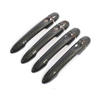 KOAYEF Car Exterior Door Handle for Renault Zoe Z.E 2012-2021,Exterior Door Handle Front Rear Driver & Passenger,Solid and Durable,Easy Installation,A/Carbon Fiber Pattern-A/Style 6
