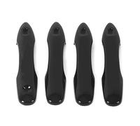 KOAYEF Car Exterior Door Handle for Toyota Lingfang Harrier 2021-2022,Exterior Door Handle Front Rear Driver & Passenger,Solid and Durable,Easy Installation,A/Painted Black-Single Hole 4 Smart