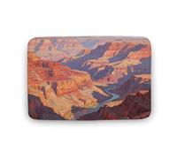 KOAYUBFC Bathroom Rugs Luxurious Soft And Fluffy Absorbent Grand Canyon Landforms Pattern Rugs Bathroom Mats for Bathroom Floors Bathtubs And Showers