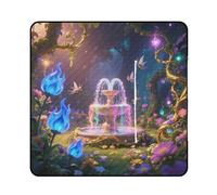 KOAYUBFC Beach Mat Magic Garden Printed Portable Extra Large Picnic Mat Suitable for Travel Hiking Music Festivals Lawns Beaches Outdoor Picnics