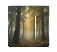KOAYUBFC Beach Mat Mysterious Primeval Forest Printed Portable Extra Large Picnic Mat Suitable for Travel Hiking Music Festivals Lawns Beaches Outdoor Picnics