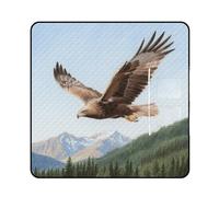 KOAYUBFC Beach Mat The Eagle Spreads Its Wings Printed Portable Extra Large Picnic Mat Suitable for Travel Hiking Music Festivals Lawns Beaches Outdoor Picnics