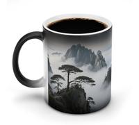KOAYUBFC Coffee Mug 11 Oz Sunset in The Desert Color Changing Mugs, Heat Changing Coffee Mugs with Handle, Heat Sensitive Magic Mug for Women Men Funny Ceramic Cup for Tea Latte Milk Cocoa