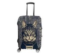 KOAYUBFC Criminal Cat Pictures Luggage Cover TSA Approved Suitcase Covers for Luggage Elastic Washable Suit Case Covers Anti-Scratch Travel Luggages Sleeve Suitcase Protector Fits