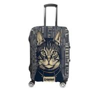 KOAYUBFC Criminal Cat Pictures Luggage Cover TSA Approved Suitcase Covers for Luggage Elastic Washable Suit Case Covers Anti-Scratch Travel Luggages Sleeve Suitcase Protector Fits