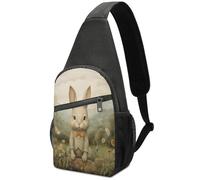 KOAYUBFC Crossbody Bags for Women Men,Chest Bag Daypack Crossbody Sit on The Grass Outdoor Sports Chests Bag Suitable for Hiking Running Cycling And Shopping