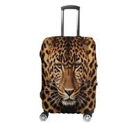 KOAYUBFC Depict A Leopard Luggage Cover TSA Approved Suitcase Covers for Luggage Elastic Washable Suit Case Covers Anti-Scratch Travel Luggages Sleeve Suitcase Protector Fits