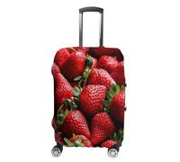 KOAYUBFC Fresh Strawberries Luggage Cover TSA Approved Suitcase Covers for Luggage Elastic Washable Suit Case Covers Anti-Scratch Travel Luggages Sleeve Suitcase Protector Fits
