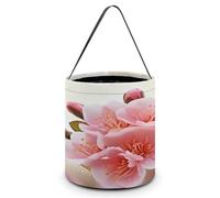 KOAYUBFC Halloween Candy Bucket Depict A Blossom Trick Or Treat Bags Halloween Candy Tote Bag with Handles Reusable Candy Baskets for Halloweens Party Supplies Favors Gift Bags