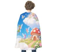 KOAYUBFC Halloween Elf Kingdom Cloak Reversible Cape Costume for Masquerade Halloween Cosplay Birthday Party Decoration