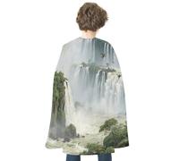 KOAYUBFC Halloween Iguazu Falls Cloak Reversible Cape Costume for Masquerade Halloween Cosplay Birthday Party Decoration