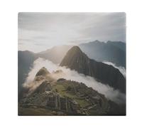 KOAYUBFC Outdoor Chair Cushions Square Seat Cushion Seat Cushion Ancient Monuments Sea of clouds Chair Cushions Suitable for Patio Furniture Office Chair Floor Courtyard 38 X 35 X 3 CM