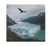 KOAYUBFC Outdoor Chair Cushions Square Seat Cushion Seat Cushion Glaciers And Lakes Chair Cushions Suitable for Patio Furniture Office Chair Floor Courtyard 38 X 35 X 3 CM