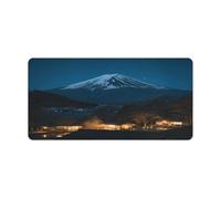 KOAYUBFC Professional Oversized Desk Mat with Multipurpose Non-Slip Surface,Mount Fuji Printing Mousepad,Waterproof Design for Work, Gaming, And Office Use