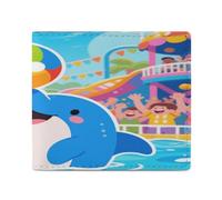 KOAYUBFC Wallet for Men Credit Card Holder for Women Slim Wallet A Dolphin Heading A Ball Bifold Wallet with Id Window