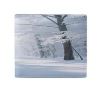 KOAYUBFC Wallet for Men Credit Card Holder for Women Slim Wallet Giant Trees Bifold Wallet with Id Window