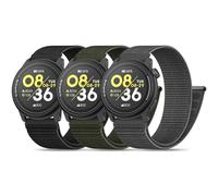 Koazon 3 Pack Nylon Sport Watch Bands Compatible with Coros Pace 3/4/Pace Pro Smartwatch,22mm Soft Lightweight Hook and Loop Replacement Straps for Coros Apex 2 Pro/Pro/4 42mm/46mm Accessory