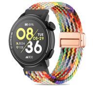 Koazon Braided Stretchy Nylon Magnetic Clasp Watch Band Compatible with Coros Pace 3/4/Pace Pro Smartwatch,Soft Elastic Adjustable Quick Release Sport Strap for Coros Apex 2 Pro/Pro/4 42mm/46mm