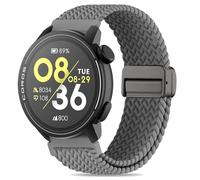 Koazon Braided Stretchy Nylon Magnetic Clasp Watch Band Compatible with Coros Pace 3/4/Pace Pro Smartwatch,Soft Elastic Adjustable Quick Release Sport Strap for Coros Apex 2 Pro/Pro/4 42mm/46mm