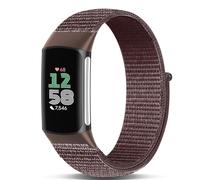 Koazon Hook and Loop Nylon Watchband Compatible with Fitbit Charge 6/Charge 5,Soft Lightweight Breathable Adjustable Sport Strap for Charge 6/5 Fitness Tracker Accessory