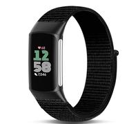 Koazon Hook and Loop Nylon Watchband Compatible with Fitbit Charge 6/Charge 5,Soft Lightweight Breathable Adjustable Sport Strap for Charge 6/5 Fitness Tracker Accessory