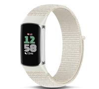 Koazon Hook and Loop Nylon Watchband Compatible with Fitbit Charge 6/Charge 5,Soft Lightweight Breathable Adjustable Sport Strap for Charge 6/5 Fitness Tracker Accessory