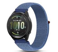 Koazon Hook and Loop Nylon Watchband Compatible with Garmin Forerunner 165/55/245,20mm Soft Elastic Lightweiht Sport Adjustable Replacement Strap for Garmin Vivoactive 5/6/3/Venu Sq 2 Women Men
