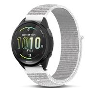 Koazon Hook and Loop Nylon Watchband Compatible with Garmin Forerunner 165/55/245,20mm Soft Elastic Lightweiht Sport Adjustable Replacement Strap for Garmin Vivoactive 5/6/3/Venu Sq 2 Women Men