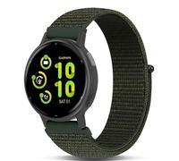 Koazon Hook and Loop Nylon Watchband Compatible with Garmin Venu 3s/2s/Forerunner265s/255s,18mm Soft Elastic Lightweiht Sport Adjustable Replacement Strap for Garmin Vivoactive 4S Women Men