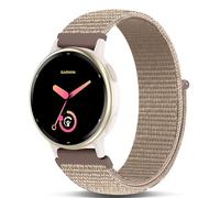 Koazon Hook and Loop Nylon Watchband Compatible with Garmin Vivoactive 5/6/3,20mm Soft Elastic Lightweiht Sport Adjustable Replacement Strap for Garmin Forerunner 165/55/245/Venu Sq 2 Women Men