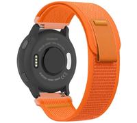 Koazon Trail Loop Nylon 18mm Watch Bands Compatible with Garmin Venu 3S/4 41mm/2S/Vivoactive 4S,Soft Breathable Adjustable Quick Release Sports Strap for Forerunner 265S/255S Music Women Men, orange