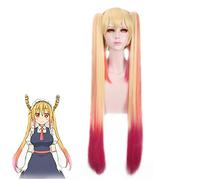Kobayashi san Chi no Maid Dragon Tooru Wigs Cosplay Costume Miss Kobayashi's Dragon Maid Tohru Women Long Wig Synthetic Hair PL-847