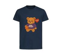 Kobe Bryant Bear Logo Kids T-Shirt - Navy / 3-4 years