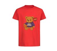 Kobe Bryant Bear Logo Kids T-Shirt - Red / 4-5 years
